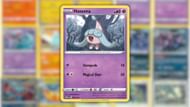Hatenna's card that you can get from the Happy Meal (Image via The Pokemon Company)